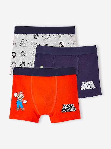 3er-Pack Jungen Boxershorts SUPER MARIO terrakotta 