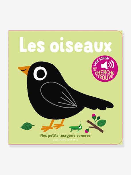 Französisches Kinderbuch - Les Oiseaux - Mes petits imagiers sonores - Gallimard Jeunesse grün 