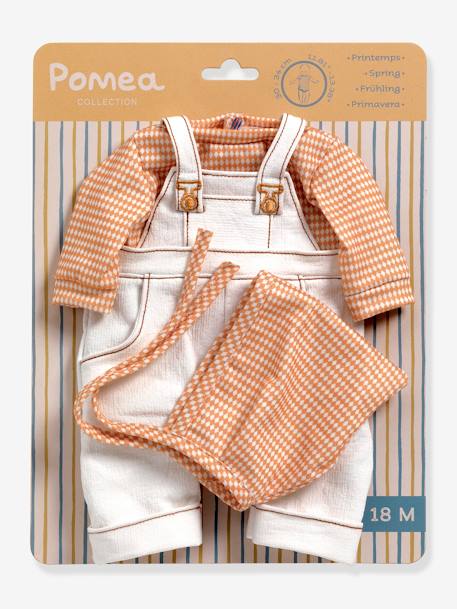Puppen-Outfit Cannelle POMEA DJECO, 3 Teile braun 