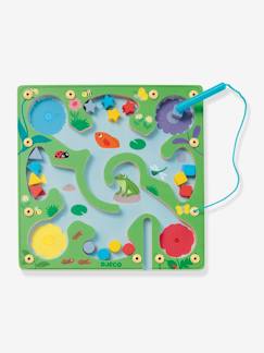 Spielzeug-Lernspiele-Formen, Farben und Assoziationen-Kinder Magnet-Sortierspiel FROGYMAZE DJECO