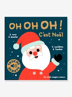 Spielzeug-Bücher (französisch)-Soundbücher -Französisches Kinderbuch mit Soundeffekt „Oh oh oh ! C'est Noël“ GALLIMARD JEUNESSE