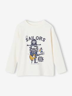 Garçon-T-shirt, polo, sous-pull-T-shirt-T-shirt motif ludique "rebel pirate" garçon