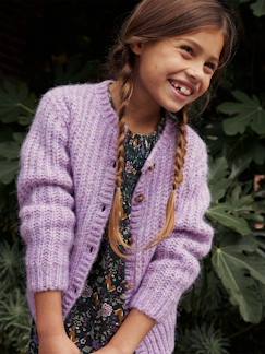 Mädchen-Pullover, Strickjacke, Sweatshirt-Flauschige Mädchen Strickjacke