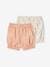 Lot de 2 bloomers bébé en velours vieux rose 