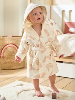Linge de maison et décoration-Linge de bain-Peignoir-Peignoir de bain bébé en coton bio* personnalisable HAPPY SKY