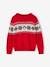 Kinder Weihnachts-Pullover Capsule Collection FAMILIE Oeko-Tex rot 