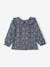 Mädchen Baby Bluse mit Bubikragen dunkelblau 