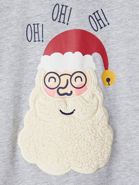 Jungen Shirt mit Weihnachtsmann rot 