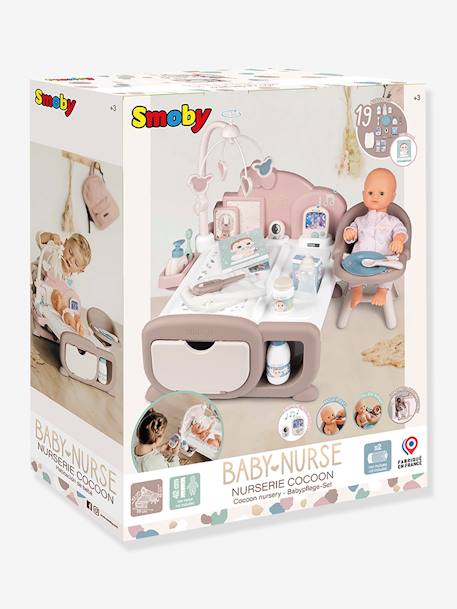 Puppen-Babyzimmer Baby Nurse SMOBY mehrfarbig 