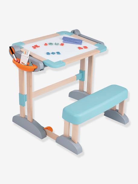 Kinder 2-in-1 Schulbank & Maltafel Modulo Space SMOBY blau 