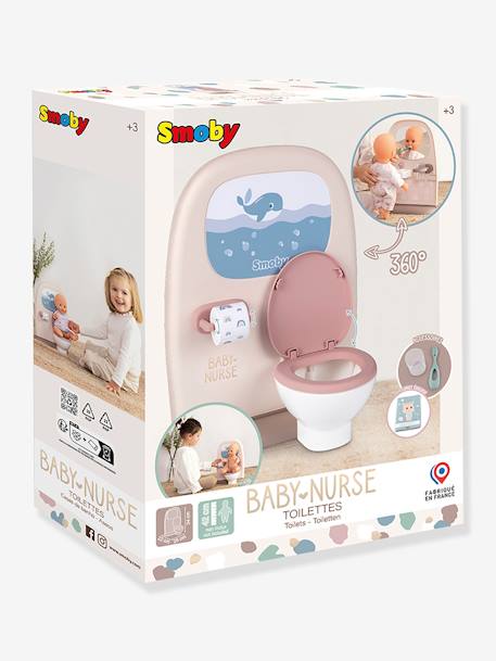 Toiletten-Spielset für Puppen Baby Nurse SMOBY mehrfarbig 
