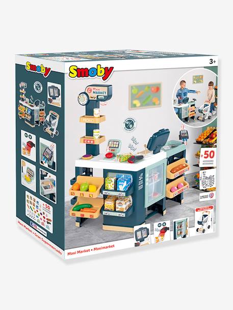 Grosser Spiel-Einkaufsmarkt Maxi Market SMOBY mehrfarbig 
