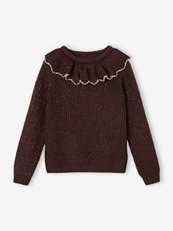 Mädchen-Pullover, Strickjacke, Sweatshirt-Mädchen Pullover mit Kragen