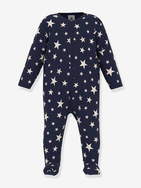 Pyjama bébé étoiles phosphorescentes en molleton PETIT BATEAU bleu 