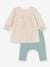 Baby-Set: Jerseykleid & Leggings PETIT BATEAU beige 