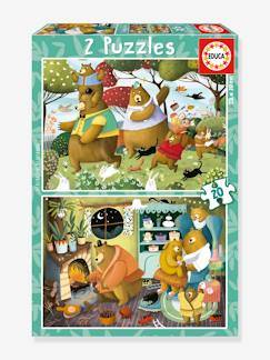 Spielzeug-2 Kinder Puzzles Geschichten aus dem Wald EDUCA, 20 Teile