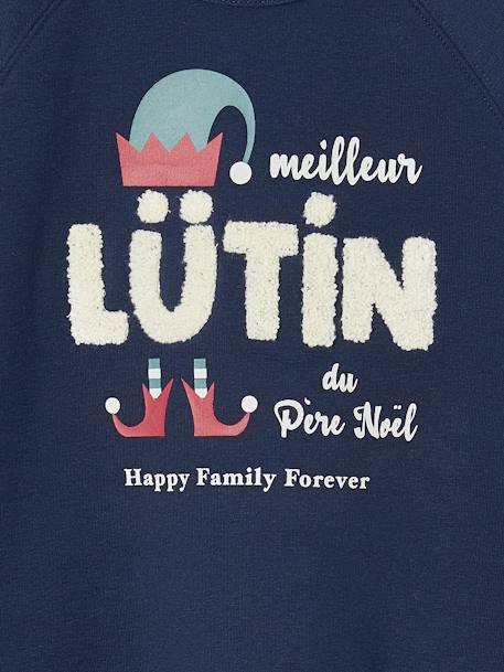 Kinder Weihnachts-Sweatshirt Capsule Collection HAPPY FAMILY FOREVER marine 