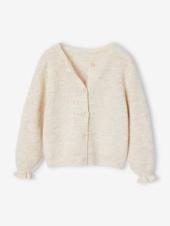 Mädchen-Pullover, Strickjacke, Sweatshirt-Flauschiger Mädchen Cardigan