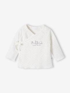 T-shirts & Blusen-Baby-T-Shirt, Unterziehpulli-Baby Wickeljacke, Bio-Baumwolle Oeko-Tex
