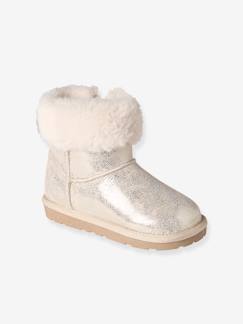 Chaussures-Boots enfant fille fourrées zippées