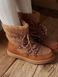 Schuhe-Mädchenschuhe 23-38-Boots, Stiefeletten-Warme Mädchen High-Sneakers