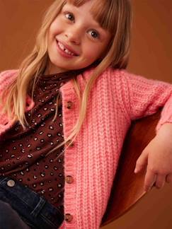 Mädchen-Pullover, Strickjacke, Sweatshirt-Flauschige Mädchen Strickjacke