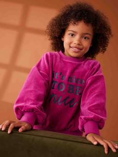 Mädchen-Pullover, Strickjacke, Sweatshirt-Mädchen Samt-Shirt