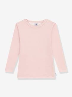 Fille-T-shirt manches longues en laine et coton PETIT BATEAU