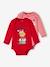 2er-Pack Baby Weihnachts-Bodys Oeko-Tex rot 