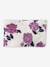 Snood fille en maille fine imprimé fleurs rose imprimé 