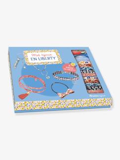 Spielzeug-Kunstaktivität-Perlen, Design und Kreativ-Sets-Französischsprachig - Bijoux en Liverty (Ausgabe 2021) Schmuck selber bastel - AUZOU