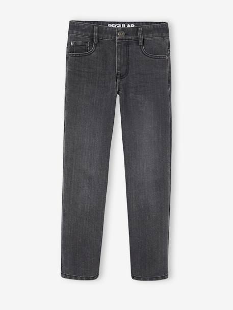 Die „Unverwüstliche“, robuste Jungen Jeans, Straight-Fit denim brut+denim stone+grauer denim 