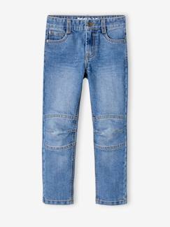 Röcke-Junge-Hose-Die „Unverwüstliche“, robuste Jungen Straight-Jeans „waterless“, Hüftweite REGULAR