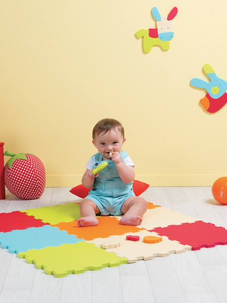 Baby Puzzle-Spielmatte aus Schaumstoff TOUCH LUDI mehrfarbig 