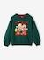 Weihnachtliches Mädchen Sweatshirt Disney MINNIE MAUS tannengrün 