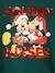 Weihnachtliches Mädchen Sweatshirt Disney MINNIE MAUS tannengrün 