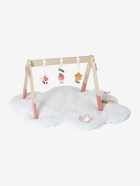 Baby Activity-Decke in Wolkenform ROSA WELT weiss 