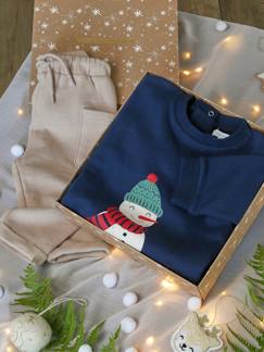 Geschenksets zu Weihnachten-Baby-Set-Baby Weihnachts-Geschenkset: Sweatshirt & Baggyhose