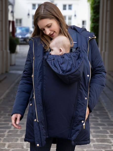 Manteau grossesse et de portage Maxime ENVIE DE FRAISE marine 