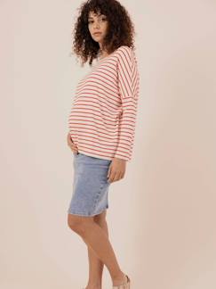 Vêtements de grossesse-Jupe-Jupe en jean de grossesse June ENVIE DE FRAISE