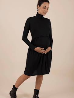 Vêtements de grossesse-Collection allaitement-Robe pull grossesse en maille fine Fanette Ls ENVIE DE FRAISE
