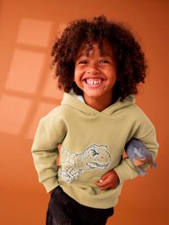 Junge-Jungen Dino-Kapuzensweatshirt