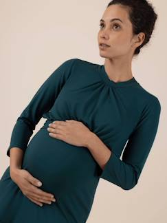 Umstandsmode-Kleid-Kurzes Kleid für Schwangerschaft & Stillzeit JENNA LS ENVIE DE FRAISE