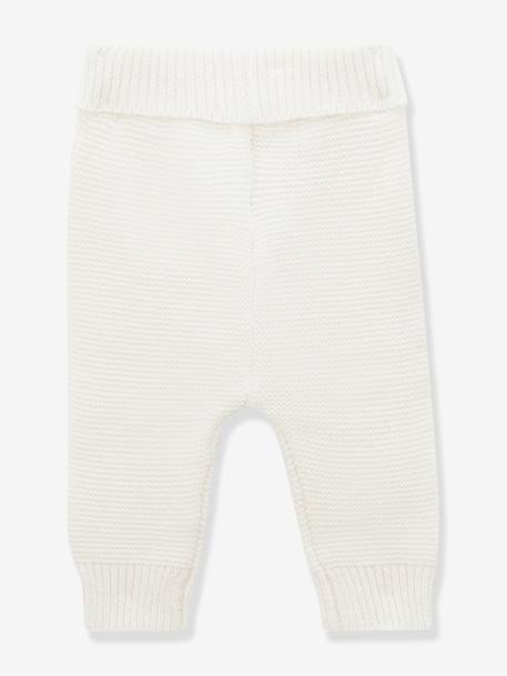 Baby Leggings CYRILLUS, Bio-Baumwolle und Wolle weiss 