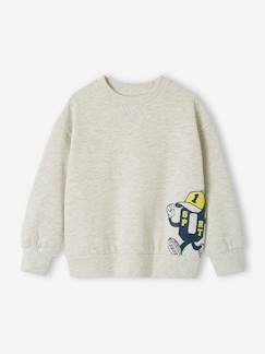 Junge-Pullover, Strickjacke, Sweatshirt-Jungen Sport-Sweatshirt mit Print Oeko-Tex