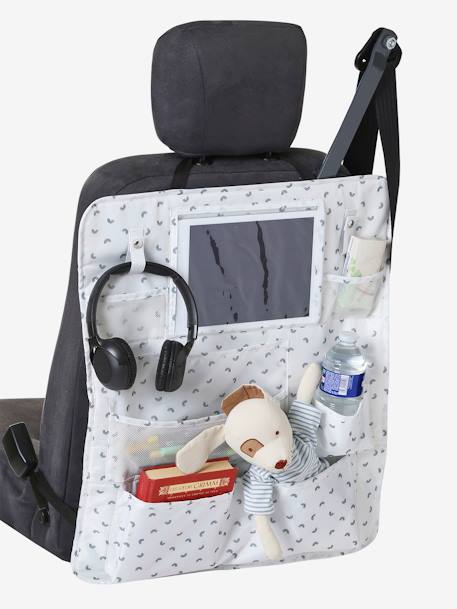 Kinder Auto-Organizer FASHION ROLL ecru+kupfer glänzend 