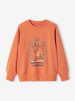 Junge-Jungen Sweatshirt mit Print BASIC Oeko-Tex