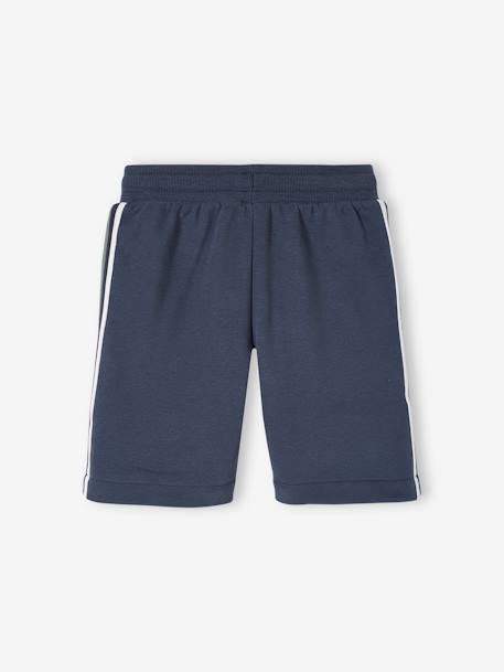 Jungen Sport-Shorts mit seitlichen Streifen marine 