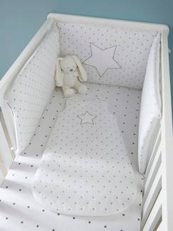 Happy School-Bettwäsche & Dekoration-Baby-Bettwäsche-Bettumrandung-Bettumrandung "Sternenregen" für Babybett