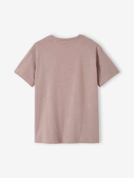 Jungen T-Shirt, Recycling-Baumwolle gelb+lavendel 